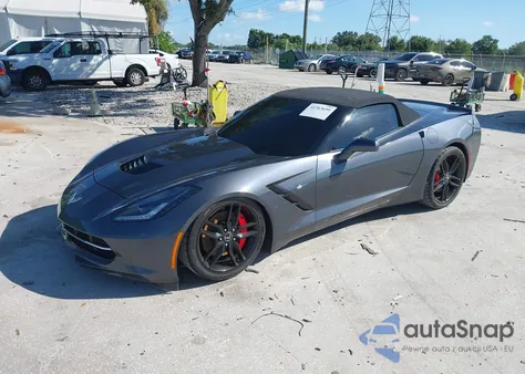 2014 Chevrolet Corvette Stingray Z51 z USA, uszkodzony, nr VIN 1G1YL3D70E5110276